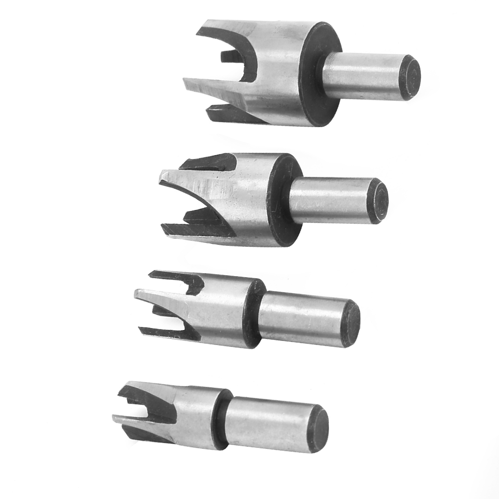 4 Stück 45 Dübelbohrer Aus Kohlenstoffstahl, Holzdübelbohrer, Korkbohrer, Dübelschneider