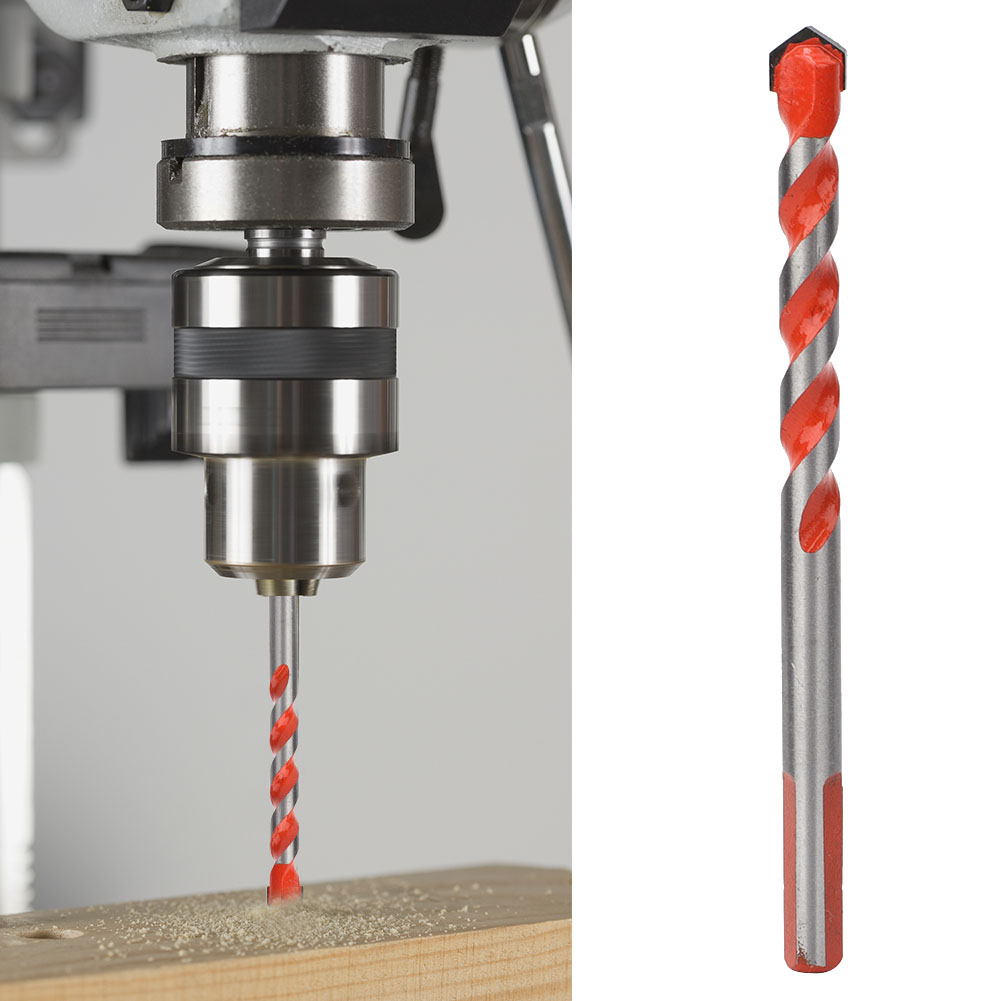 5-teiliges Bohrerset Mit Hochverschleißfestem Aluminiumkopf Für Holz, Beton Und Wände, Lochöffnung 10 Mm