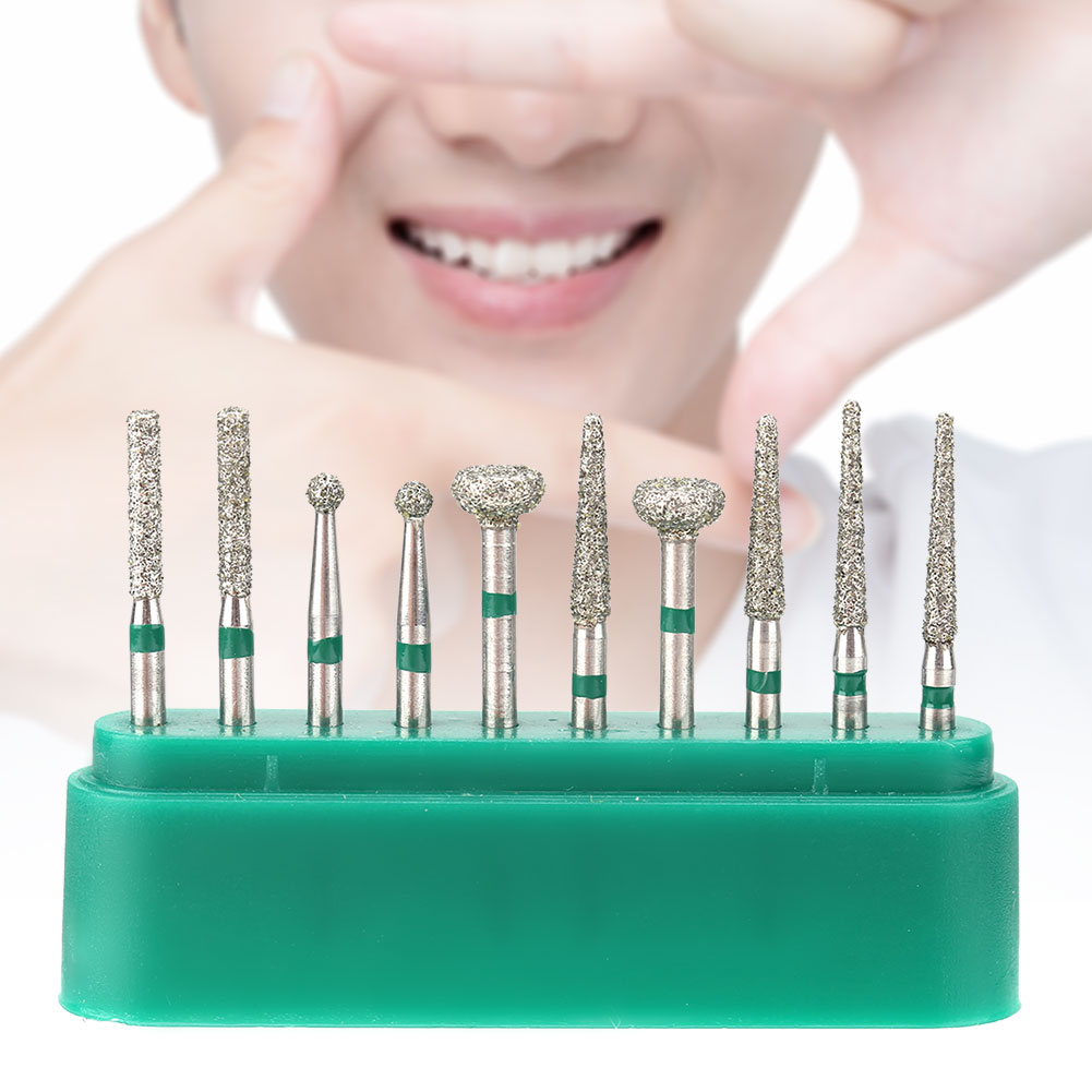 10-teiliges Diamantbohrer-set Aus Edelstahl (1,6 Mm, Runder Griff)