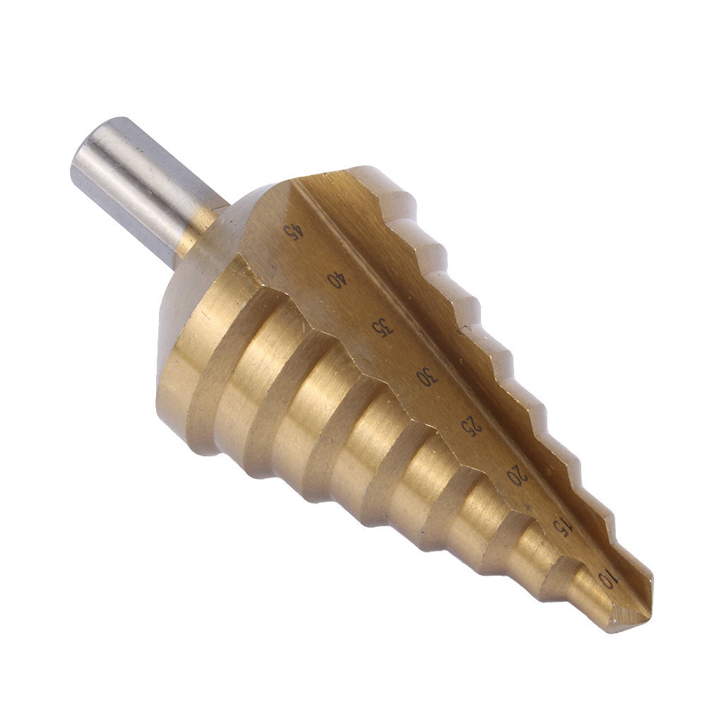 Neuer Hss-hochgeschwindigkeits-kegelbohrer Mit Titaneinsatz, Lochschneider 10–45 Mm