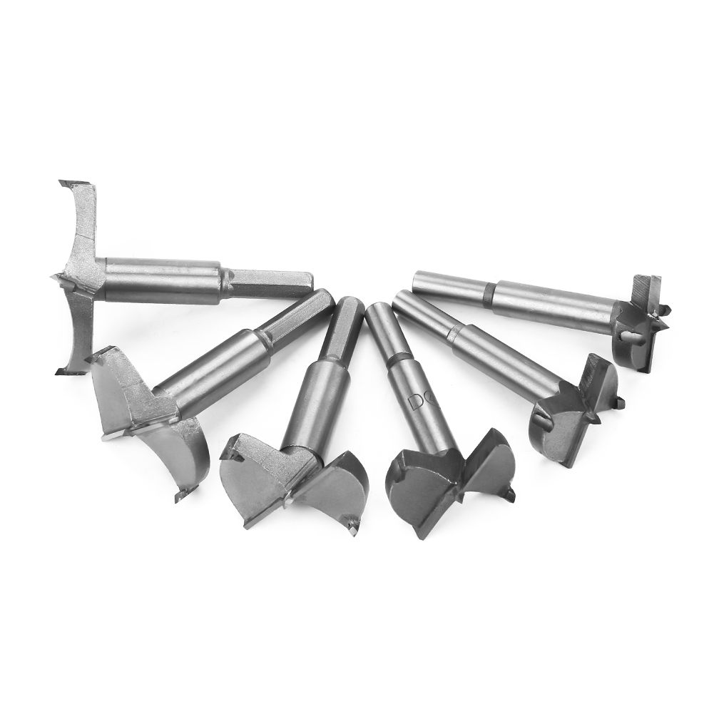6-teiliges Flachbohrer-set Aus Hochfestem Stahl (30-60 Mm) Für Die Holzbearbeitung