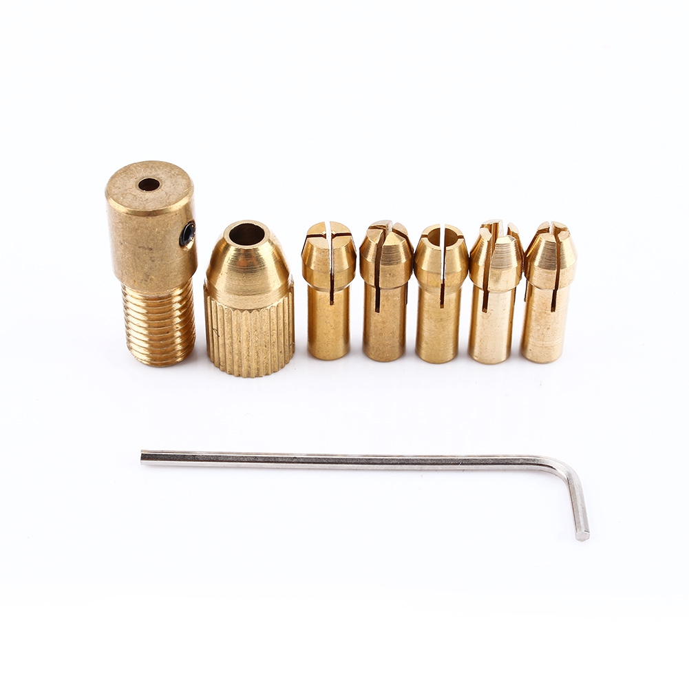 1 Set/8 Stück 0,5 Mm–3 Mm Kleine Elektrische Bohrer Mit Hülse, Mikro-mini-spiralbohrer