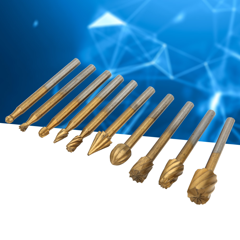 10 Titanbeschichtete Hss-kreisfräser Für Holzbearbeitung, Gravur, Elektrische Schleifmaschinen, Zubehör
