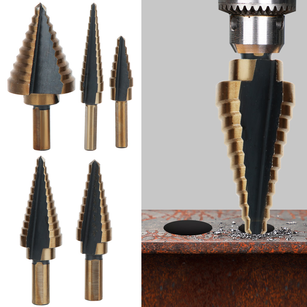 5-teiliges Hss-kegelbohrer-set Für Metall, Falls