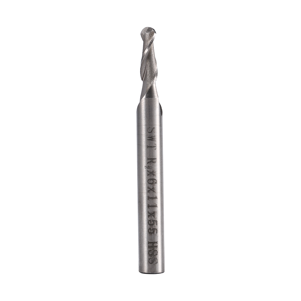 Hss 6 Mm Schaft 2-schneiden-kugelfräser Drehmaschine Cnc-fräser Hh