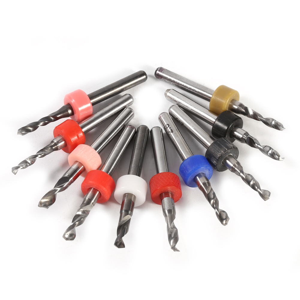 10 Stück Hartmetall-mini-mikrobohrer Für Leiterplatten (cnc) 2,1 Mm–3,0 Mm