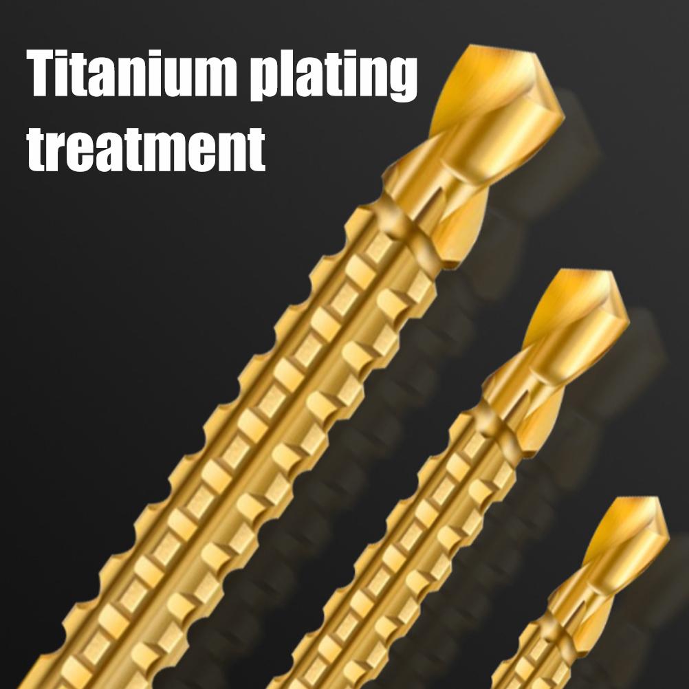 6-teiliges Stufenbohrer-set Aus Titan 4241, Hergestellt Aus Hochleistungs-schnellstahl, Im Koffer, Stufenbohrer Für Mehrere Löcher