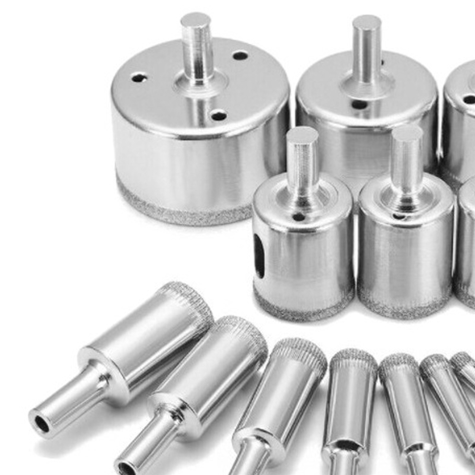 15-teiliges Diamantbohrer-set, Praktisches Schnellbohrer-set Für Glas, Marmor, Granit, Stein Und Keramik, 315 G