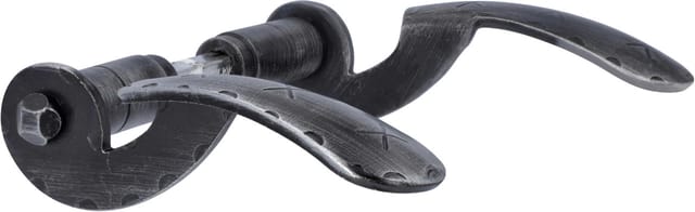 Alpertec - Drückerpaar Schmiedeeisen silber - 14,0 x 7,3 cm Beschläge