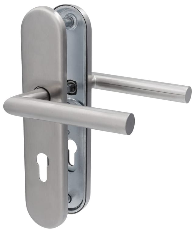 Alpertec - Schutzbeschlag Security Moskau Drücker/Drücker 72 mm Türbeschläge