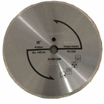 Cross Tools - Trennscheibe 350 x 25,4 x 3 mm Diamantscheibe Diamanttrennscheibe