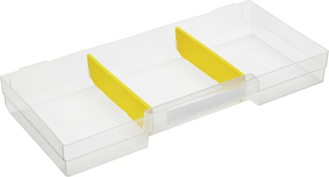 Längstrennsteg zu VarioPlus Extra b-c 11,9 x 0,6 x 3,4cm gelb Aufbewahrung - Allit