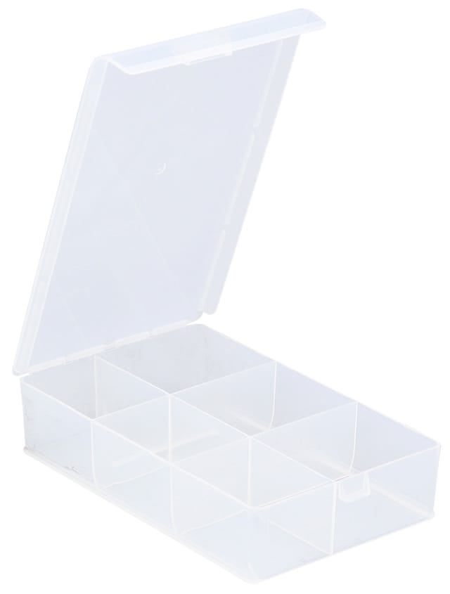Sortimentskasten EuroPlus Basic 12,1x20,7x4,4 cm transparent Aufbewahrung - Allit