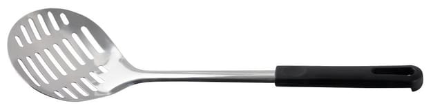 Fackelmann - Abseihlöffel Black 33 cm Schaum-& Abschöpflöffel