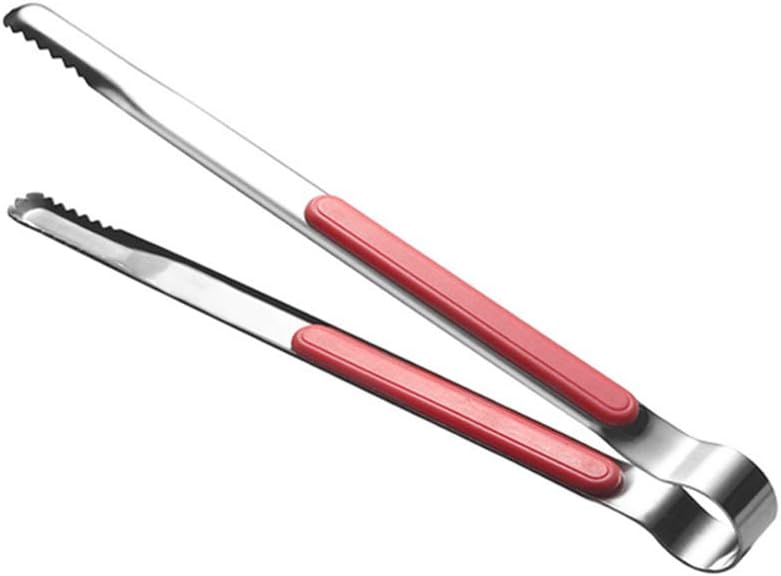 Bbq Clip Küchenzubehör Edelstahl Salat Bbq Toastklammer Zange Grillklammer (rosa)