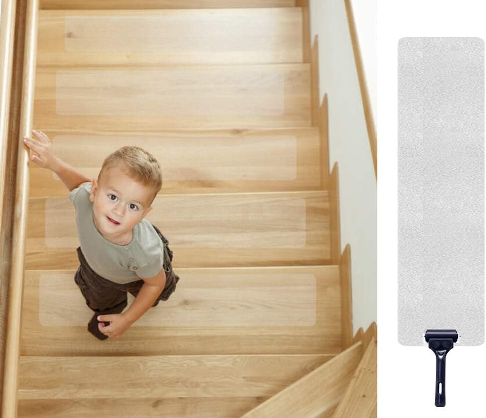 Stair Grip Strips Klare Stair Grip Strips 10cm X 60cm Packung Mit 15 Stück