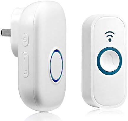 Langray Wireless Doorbells, Wireless Doorbells Wasserdichtes Glockenspiel Mit Plug-in-empfänger, Für Zuhause, Büro, Hotel Usw.