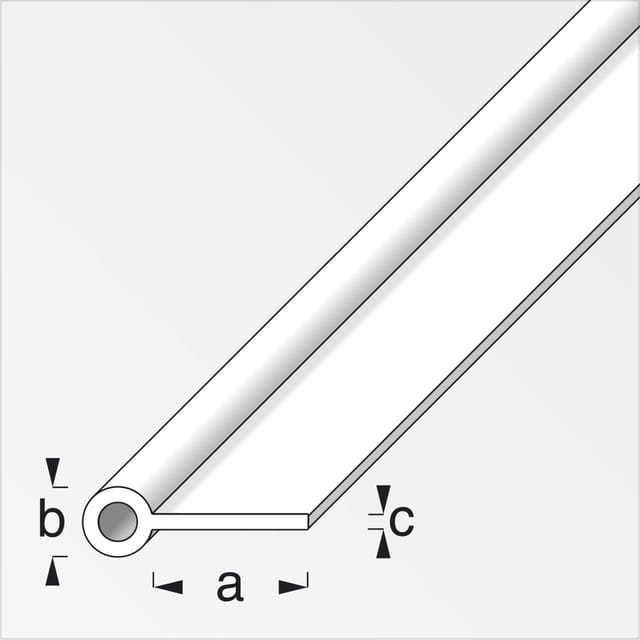 Scharnier-Profil 20 x 9 x 1000 mm Profil Scharniere - Alfer