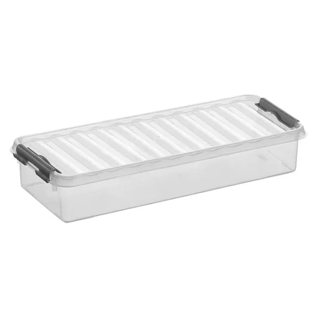 Aufbewahrungsbox Q-Line 2,5 l mit Deckel Kunststoffbox Kiste - Sunware