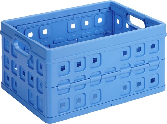 Klappbox Square 32 l blau Einkaufsbox Einkaufskorb - Sunware