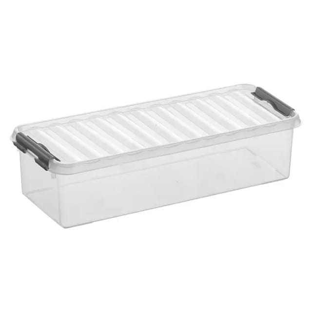 Aufbewahrungsbox Q-Line 3,5L transparent 38,5 x 14,1 x 9,3 cm Boxen, Körbchen & Kisten - Sunware