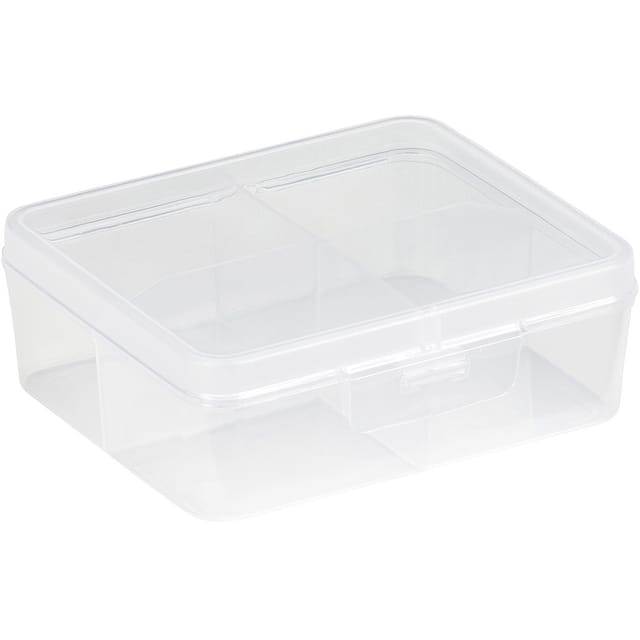 Sunware Sortierbox Q-Line 4 Fächer 14,6 x 13 x 53 cm Boxen, Körbchen & Kisten