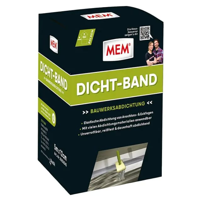 Dicht Band, 500cm x 12cm - MEM