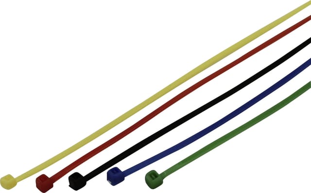 Kabelbinder-Set 2,5 x 150 mm, 50 Stück, farblich sortiert Kabelbinder