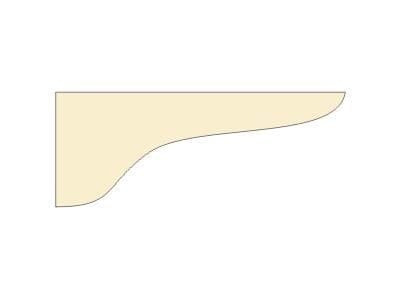Konsole Basic 115 x 290 x 20 mm Regalhalter - Dolle