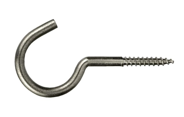 Wäscheleinenhaken 5,2 x 80 mm Edelstahl A2 Schraubhaken