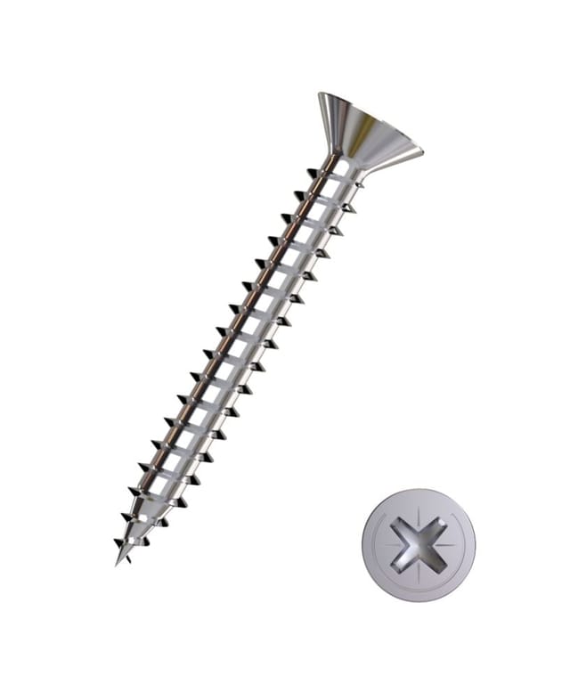 Connex - Universalschrauben 3.5 x 30 mm pz 2 Senkkopf - 20 Stk. Holzschrauben