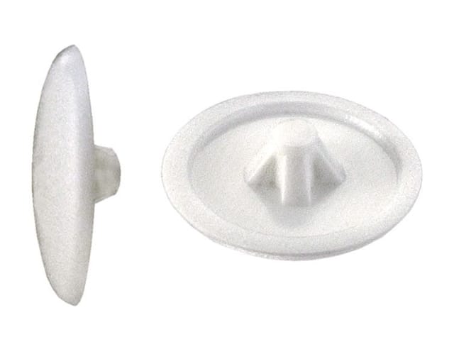 Abdeckkappen Ø 12 mm für PZ 2 Schrauben weiß - 50 Stk. Dübel