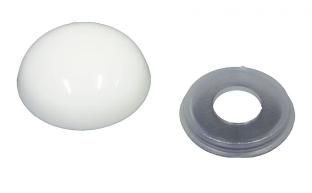 Abdeckkappen ø 15 mm weiß Abdeckkappen