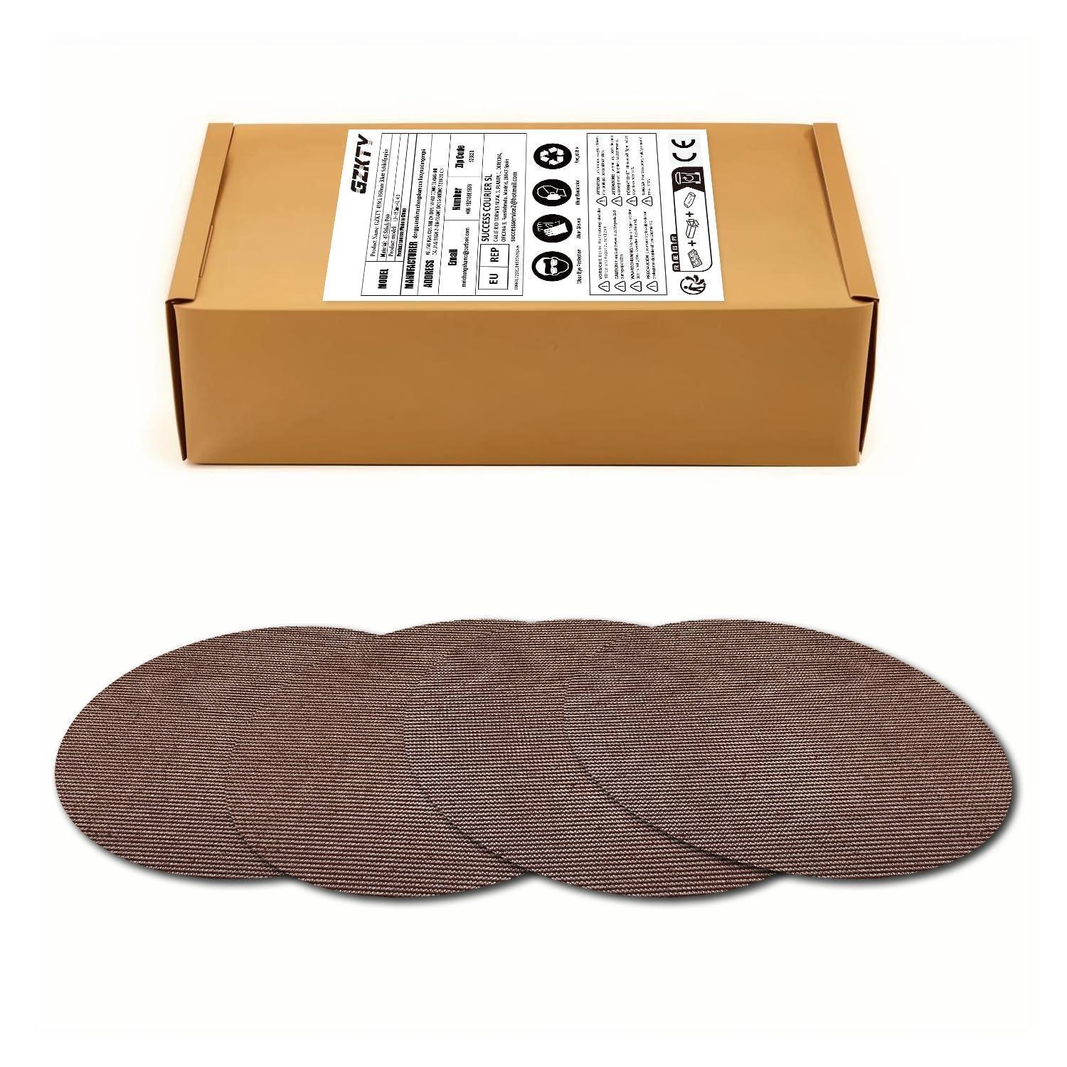 50 Stück Schleifgitter 125mm Klett P150 Für Holz, Lack, Metall