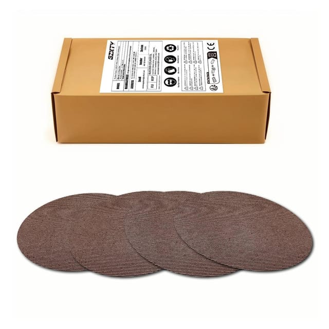50 Stück Schleifgitter 125mm Klett P150 Für Holz, Lack, Metall
