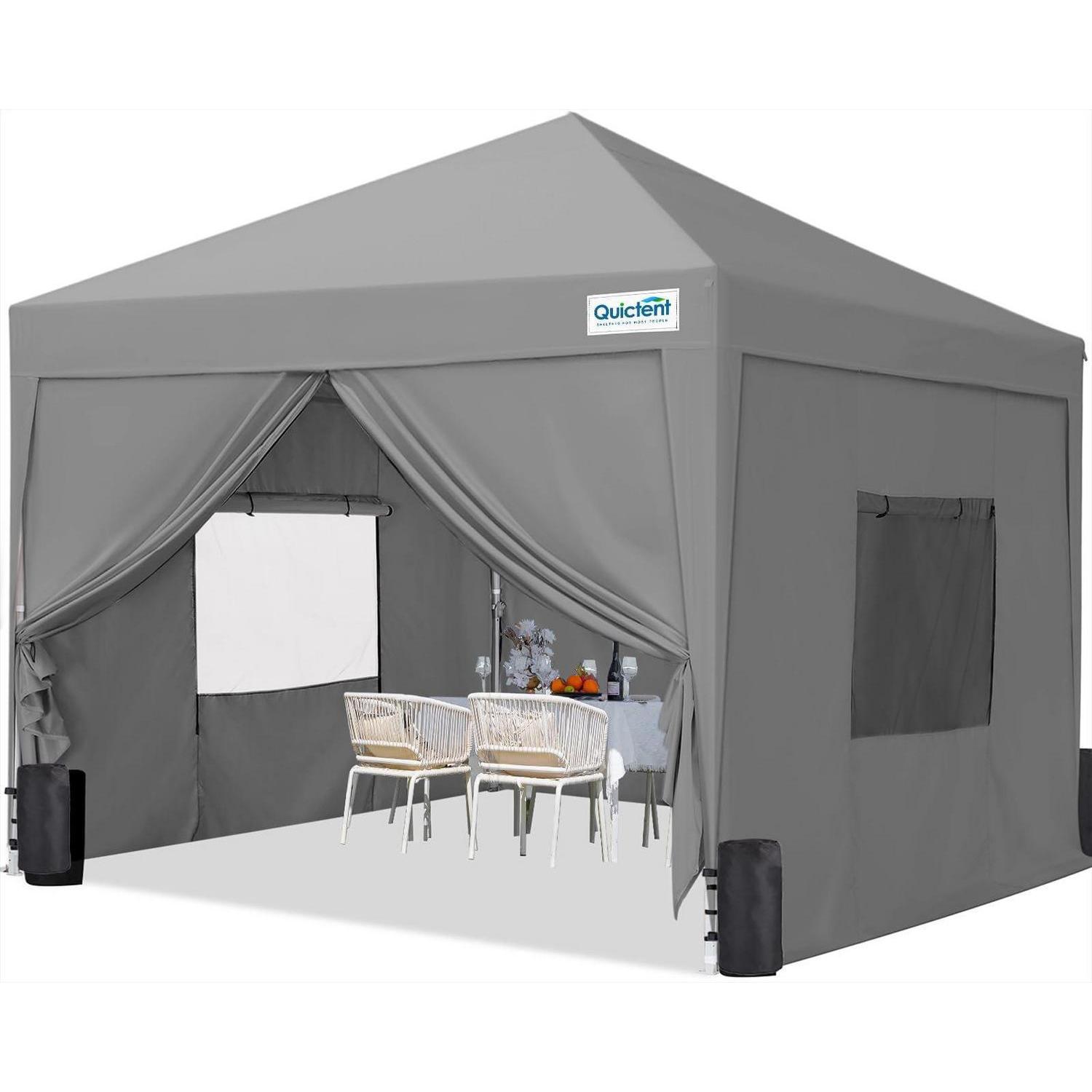Faltpavillon 3x3m Wasserdicht, Uv-schutz 50+, Mit Seitenwänden, Winterfest, Höhenverstellbar