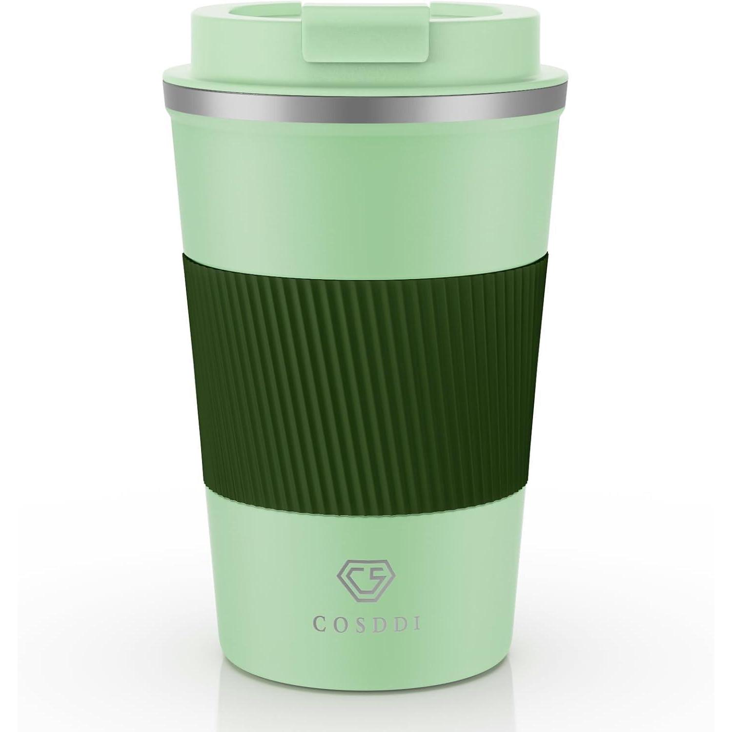 Isolierbecher Edelstahl 380ml Auslaufsicher Doppelwandig Für Kaffee & Tee
