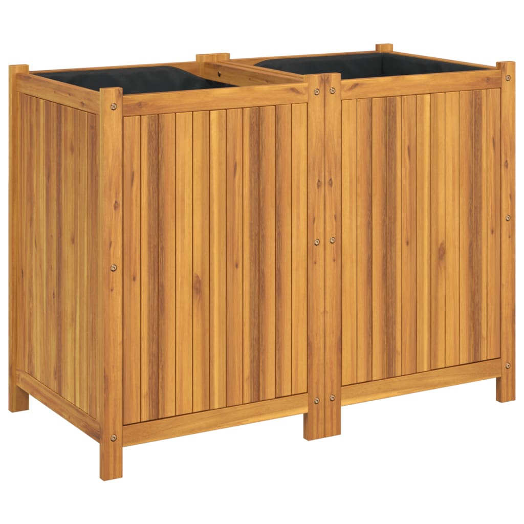 Maison Exclusive - Pflanzkübel Mit Einlage 100x50x75 Cm Massivhol