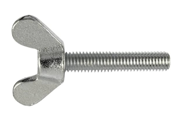 Connex Flügelschrauben M10 x 40 mm, 2 Stück Flügelschrauben