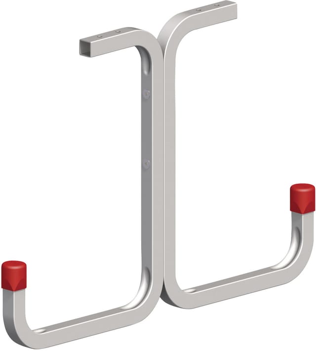 T-Deckenhaken 41 x 29,5 x 20 cm Stahl verzinkt Haken mit Schutzkappen - Alfer