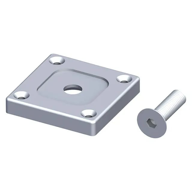 Befestigungsplatte 10 x 59,5 mm Montageplatte - Alfer