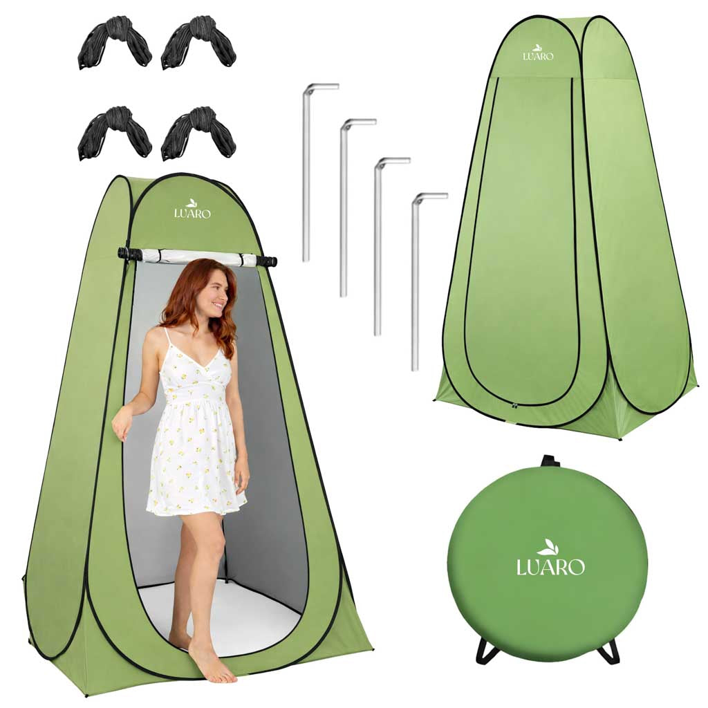 Pop-up Dusch-, Umkleide- Und Toilettenzelt, Grün, 190 Cm