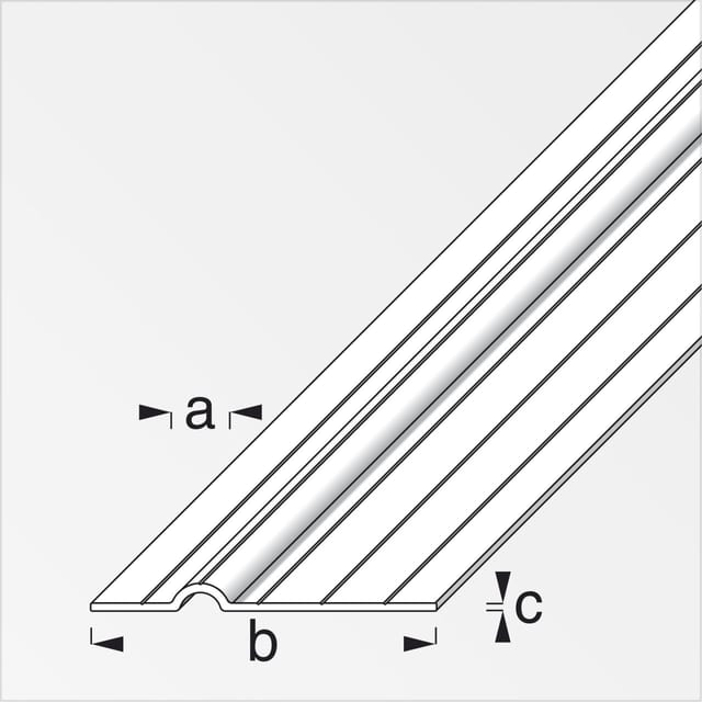 Alfer - Rohrschelle 11,5 x 65,5 x 1000 mm Schellen Rohrschellen