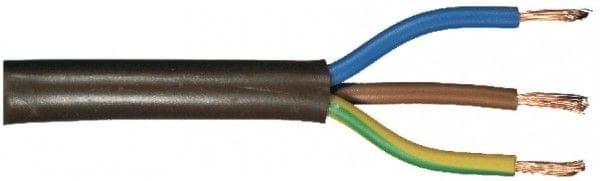 Weitere - Schlauchleitung H05VV-F 3 x 1,5 - 5 Meter, braun Kabel & Leitungen