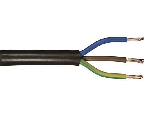 Weitere - Schlauchleitung H05VV-F 3 x 1,5 - 10 Meter, braun Kabel & Leitungen