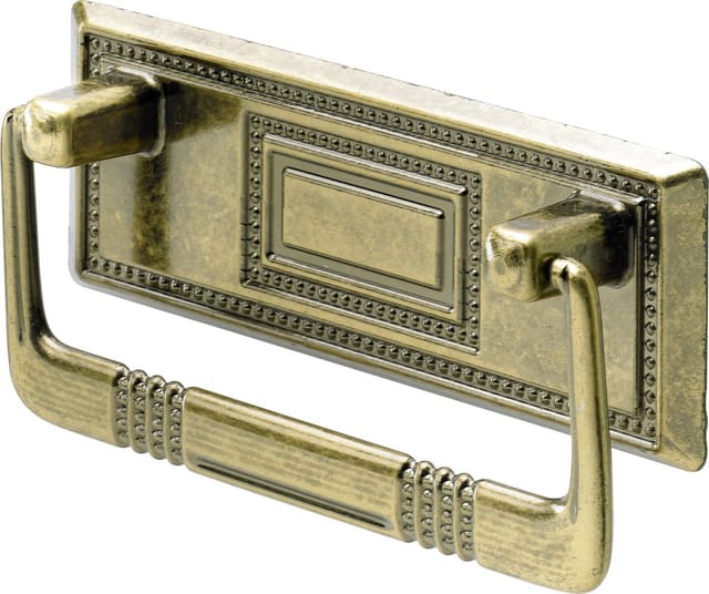 Hettich - Möbelgriff Zinkdruckguss eckig 30,0 x 94,0 x 14,0 mm - 1 Stück Möbelgriffe