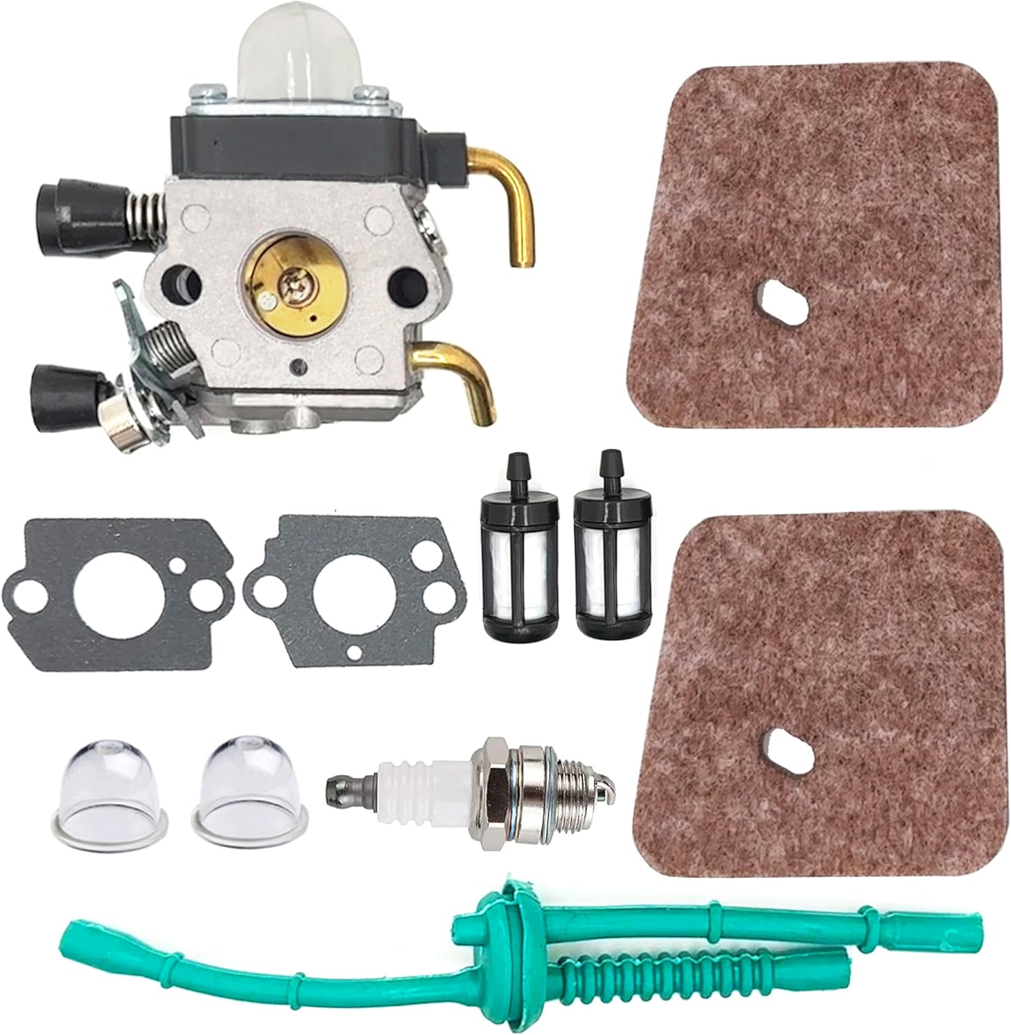 C1q-s97 Vergaser Mit Schlauch Und Luftfilter Für Stihl Fs38, Fs45, Fs46, Fs55, Km55, Hl45, Fs45l, Fs45c, Fs46c, Fs55c, Fs55r, Fs55rc Trimmer