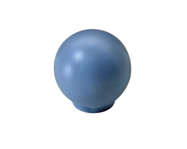 Hettich - Möbelknopf Kiefer blau ø 35,0 mm - 1 Stück Möbelknöpfe