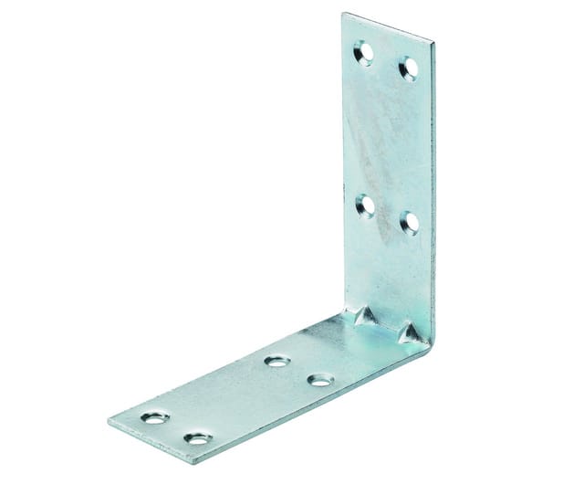 Hettich - Stuhlwinkel verzinkt 80 x 30 x 80 mm Winkel Möbelwinkel Flachverbinder