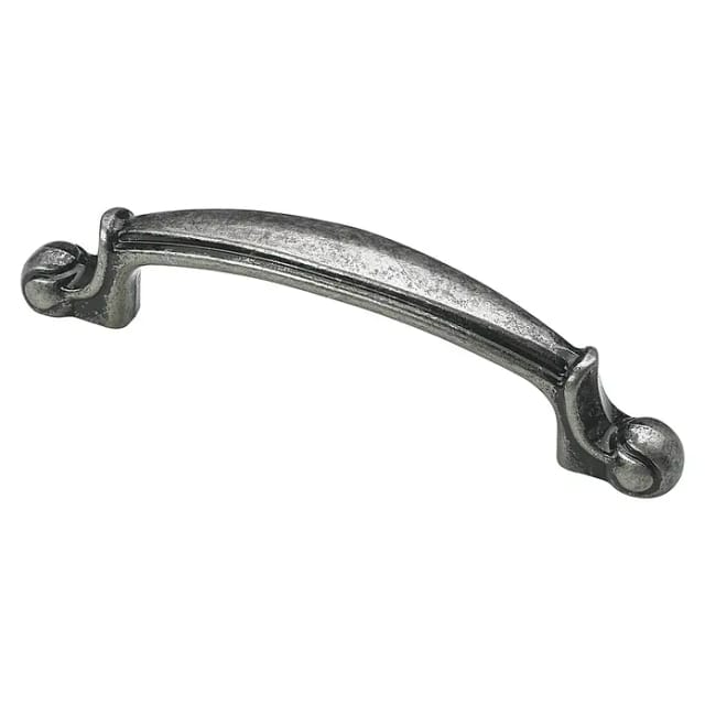Hettich Möbelgriff Zinkdruckguss silber 12,0 x 88,0 x 22,0 mm - 1 Stück Filzgleiter & Möbelgriffe